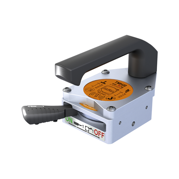 Aimant manuel de levage TMH50 - levage permanent pour matériaux plats en acier avec anneau rotatif 360°_0