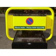 Arceau de parking Priva Park - Myd'l - Jaune - Fonctionnement solaire ou non - Dimensions 700 x 520 x 560 mm_0