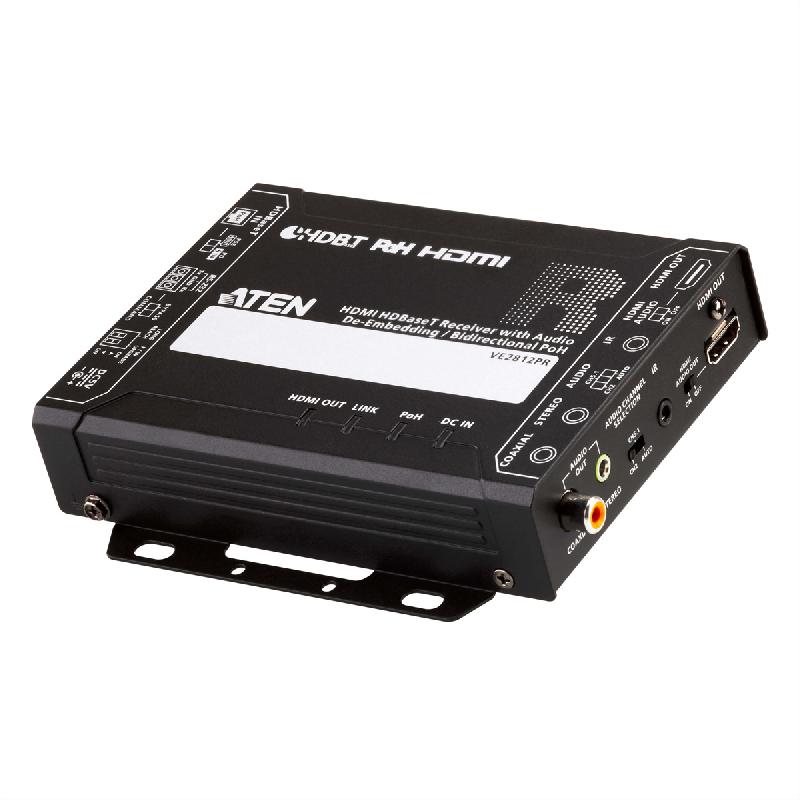 ATEN VE2812PR Récepteur HDMI HDBaseT avec extraction audio / PoH bidirectionnel (4K@100m)_0