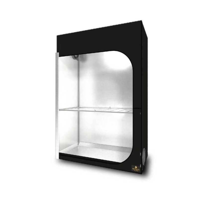 Box de culture Dark Street Wide - 120x60x178 cm - tissu Mylar martelé M210D - Secret Jardin_0