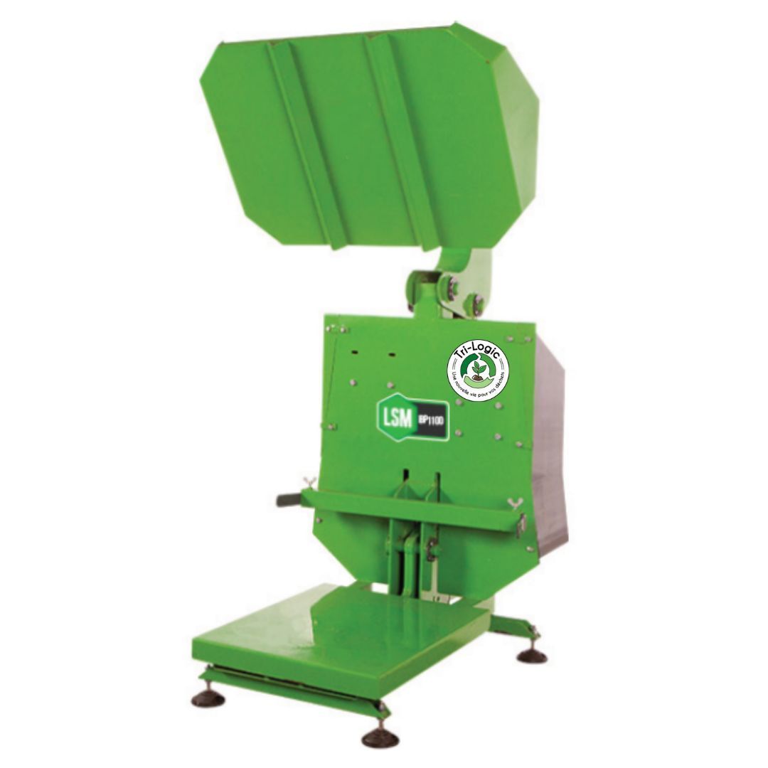 Compacteur de déchets hydraulique BP660 à BP1100 - réduction jusqu'à 75% - pour bacs 660 à 1100 L_0