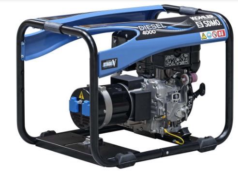 Groupe électrogène Diesel 4000 C5 - Kohler - Puissance max 3,40 kW - 50 Hz - Tension 230 V_0