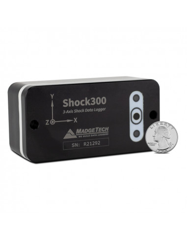 Enregistreur de choc 3 axes SHOCK300 - Compact, autonome, avec mémoire haute capacité et accéléromètres programmables_0