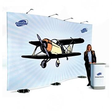 Fabric Wall - Stands parapluie compact et modulable avec visuels XL d'un seul tenant_0