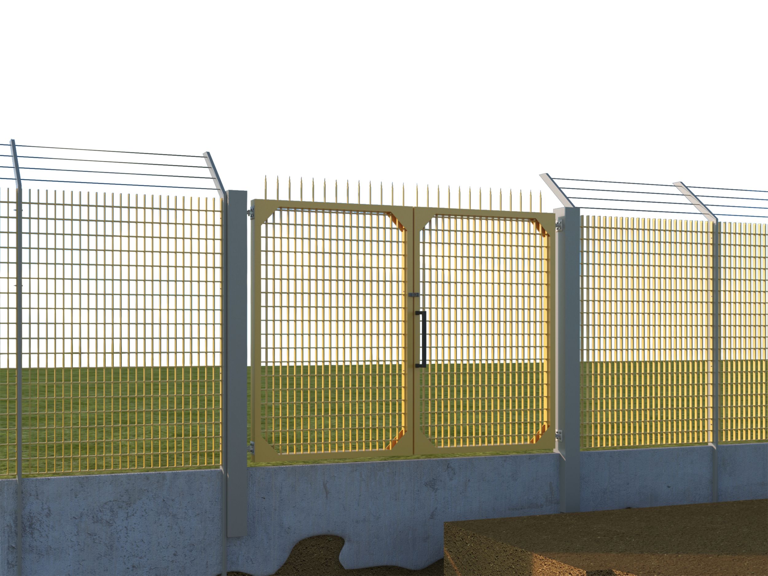 Gate - clôture grillagée - ptrex_0