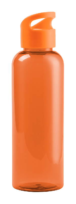 Gourde de sport en tritan transparent - 530 ml - Sans Bisphénol A - Couleur orange_0