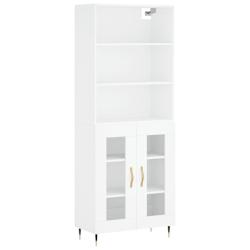 Helloshop26 - Buffet bahut commode armoire meuble de rangement organisateur cuisine salle de séjour salon haut 69,5 x 34 x 180 cm 02_0032625 - 300021_0