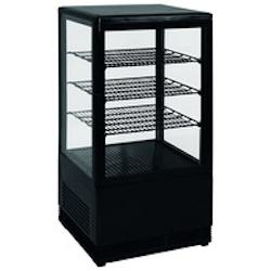 L2G - N-CS70 - vitrine refrigeree noire 68 litres 0°c/+12°c 3 grilles, avec eclairage, gaz r600a - N-CS70_0