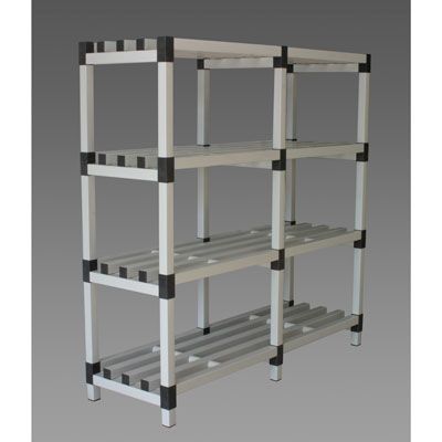 Rayonnage alimentaire pliable pour superette_1