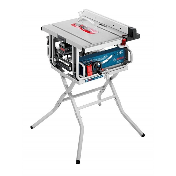 SCIE SUR TABLE BOSCH GTS 10 J AVEC TABLE DE TRAVAIL GTA 600