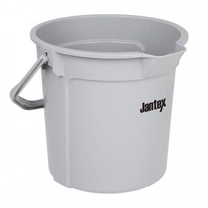 Seau gradué avec bec verseur 14 Litres, en polypropylène gris_0