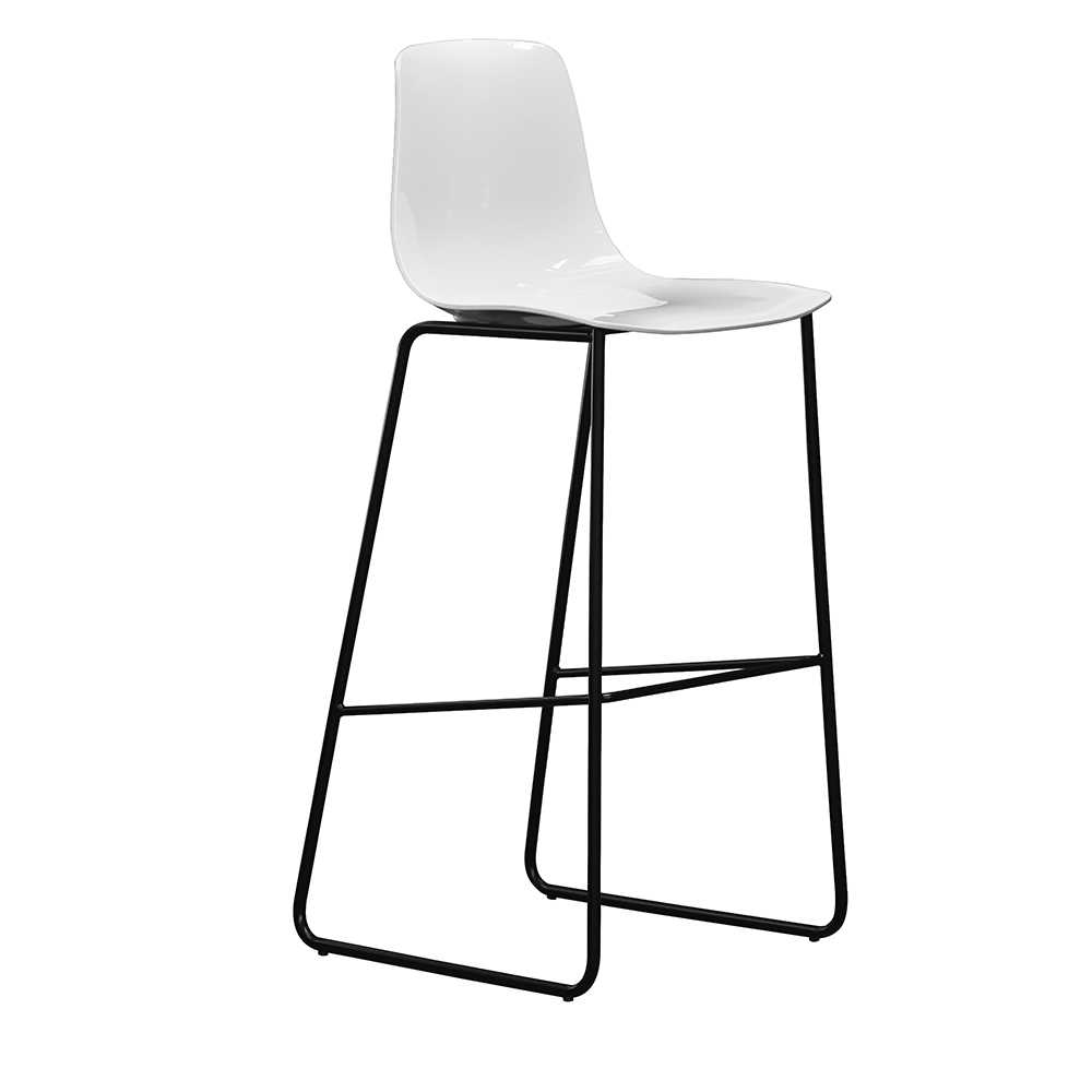 Tabouret de restaurant THD Spade New - tabouret haut avec dossier, hauteur d'assise 82 cm_0