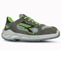 U-Power - Baskets de sécurité basses avec renfort anti-shock SPECTER - Usage général - ESD S1P SRC Gris / Vert Taille 40 - 40 gris matière synth_0