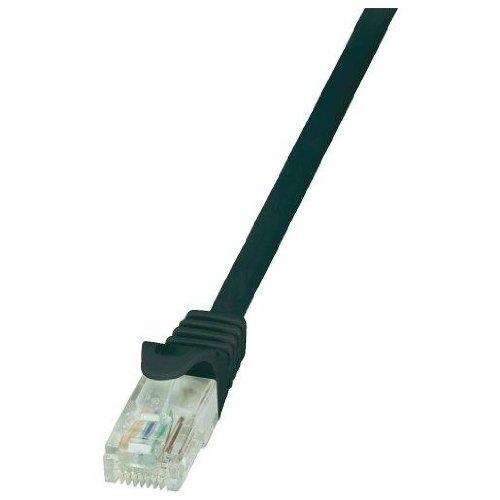 LogiLink câble réseau EconLine - Cat. 6, U/UTP, 0,25 m - Noir - CP2013U_0