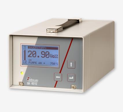 Analyseur d'O2 portable BA 4510 - cellule de mesure au dioxyde de zirconium - signal 4-20 mA - interface RS 232_0