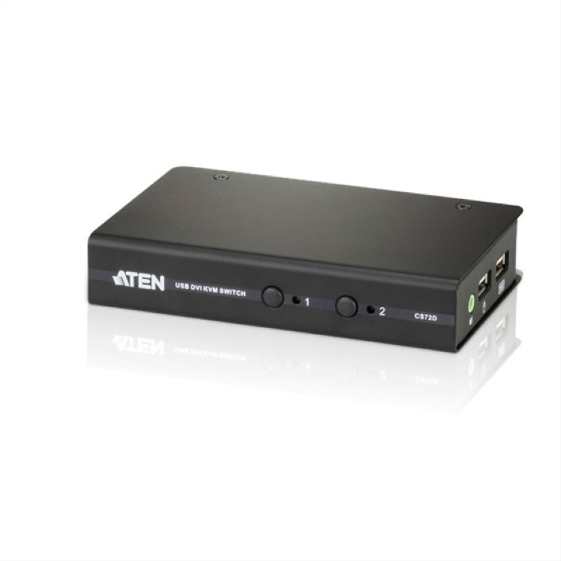 Aten cs72d commutateur kvm dvi usb à 2 ports_0