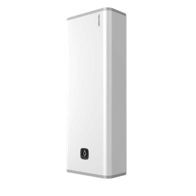 Chauffe-eau électrique Linéo connecté vertical mural multiposition blanc 80L - Atlantic - 157209_0