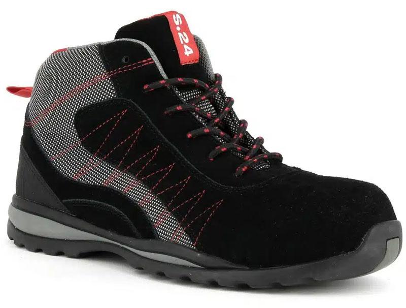 Chaussure de sécurité haute s1p hro hi ci sra mouvement noir/gris p45 - S24 - levant-45 - 555456_0