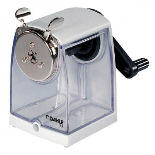 Dahle Machine à tailler 77, Ø 12mm, à manivelle, coloris gris - 4007885080772_0
