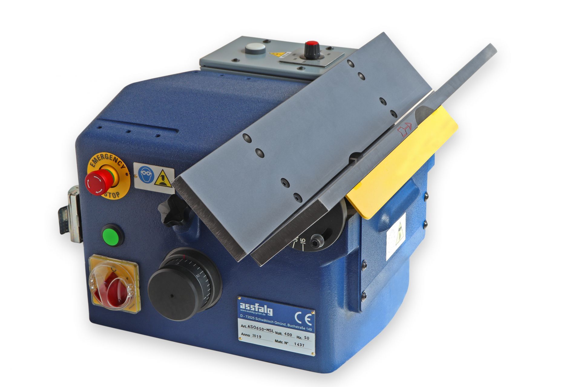 Ébavureuse avec prisme en V pour les arêtes droites - ASO 650 | ASO 650-WSL_1