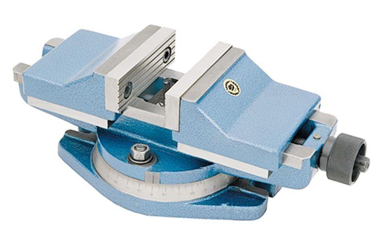 Étau de fraisage mécanique auto-centreur largeur des mors 160 mm ouverture 125 mm hauteur de mors 50 mm Bison 6531-160_0