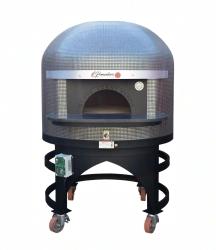 Four à pizza au gaz MF80DG - 2-3 pizzas - Manna Forni - isolation thermique, brûleur Avanzini Drago D2/M_0