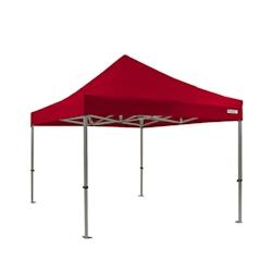 FRANCE BARNUMS - Tente pliante PRO 4x4m - Aluminium 45mm - Polyester 380g - Norme M2 - Rouge_0