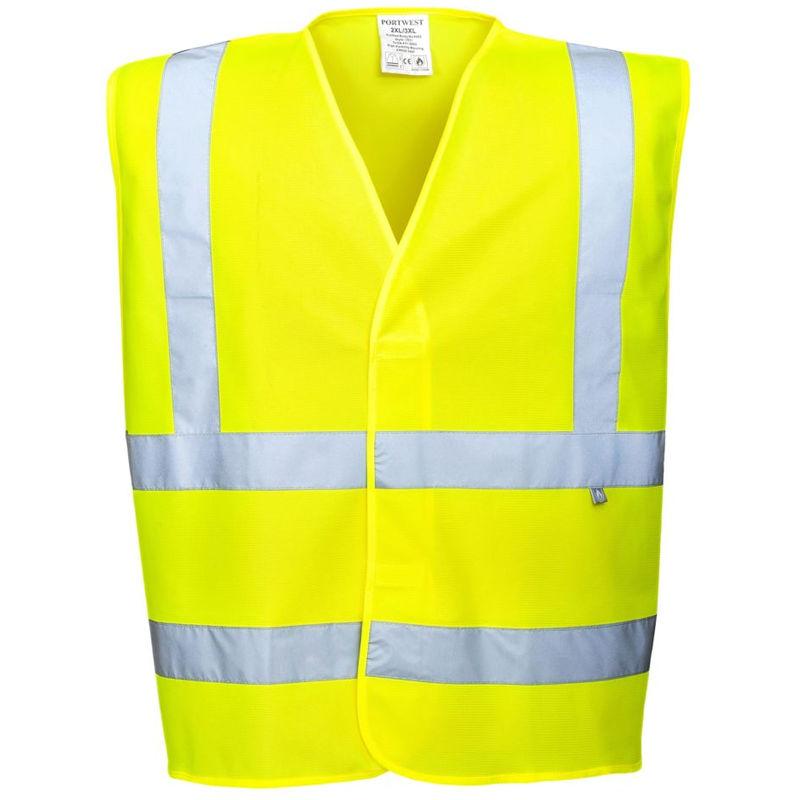 HI VIS Unisexe Gilet Sans Manches Gilet Velcro Bandes Réfléchissantes HI VIS Unisexe Gilet Sans Manches Gilet Velcro Bandes Réfléchissantes