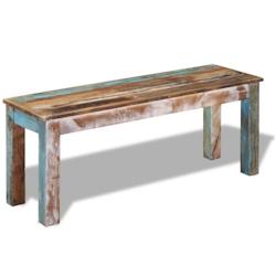 Helloshop26 - Banc banquette 110 x 35 x 45 cm bois de récupération massif 02_0011017 - 3000604882726_0