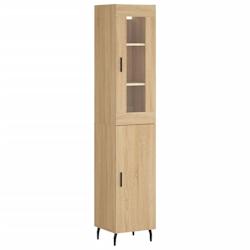 Helloshop26 - Buffet bahut commode armoire meuble de rangement organisateur cuisine salle de séjour salon haut sonoma 34,5 x 34 x 02_0033994 - 300021_0