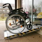 Rampe aluminium amovible pliante - modulable et antidérapante - longueur et largeur ajustables_0