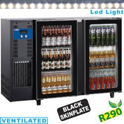 Refroidisseur de bouteilles 2 portes vitrées - 375 litres - Modèle TAVT/2G-R2 avec éclairage LED et réfrigérant écologique R290_0