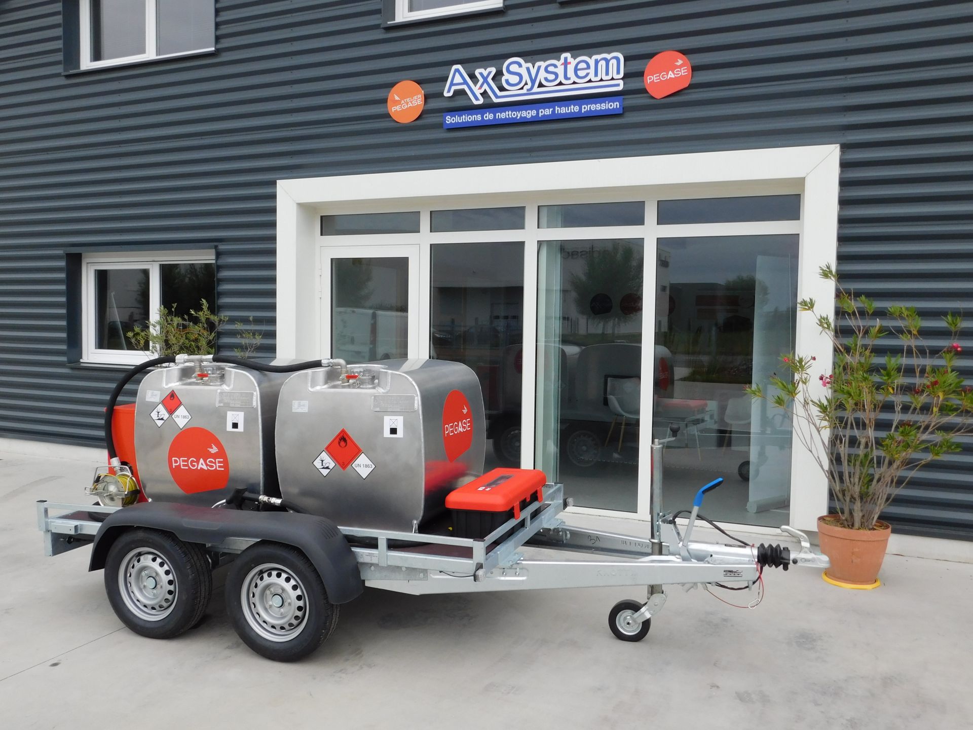 Remorque carburant aviation citerne rff 900 l_0