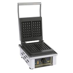 Roller Grill - Gaufrier électrique en inox 1500 W, plaques en fonte - modèle 269962_0