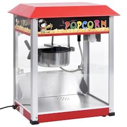 VidaXL Machine à Pop Corn Avec Pot De Cuisson En Téflon 1400 W - rouge 51058_0