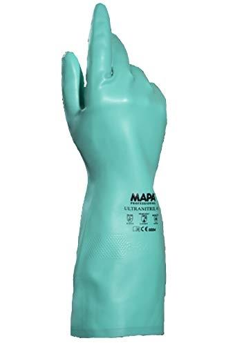 MAPA Professional Ultra de 491 - Gants de protection nitrile - Protection chimique moyenne - Taille 9 - Certifié CE_0