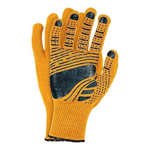 REIS FLOATEX-NEOP10 - Lot de 12 gants de protection fluorescents orange avec motif dragon_0
