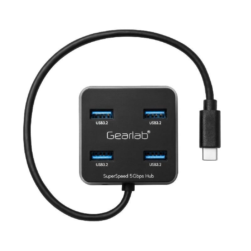 Hub informatique 4 ports USB 3.2 avec câble USB-C - Gearlab W126377061_0