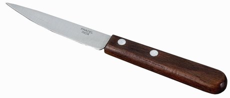 4 COUTEAUX OFFICE 9 CM  MANCHE BOIS