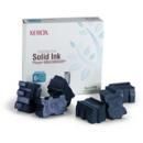 6 X STICKS ENCRE SOLIDE CYAN XEROX POUR PHASER 8860 / 8860MFP