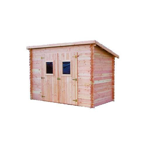 ABRI DALMAT 3,14 X 1,79 M - HAUTEUR 2,20 M - LIVRÉ MONTÉ HABRITA