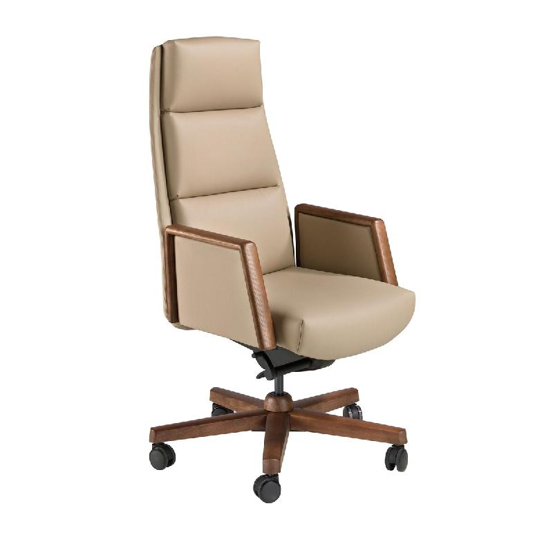 AC ANGEL CERDA Angel Cerdá Fauteuil de bureau pivotant en similicuir vison 4213C 68 x 70 x 120 - marron fourrure 8435631043911_0