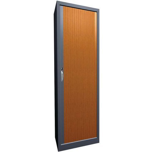 ARMOIRE À RIDEAUX MIXTE LARG.60 HAUT.198 1 SUPPORT CINTRE ALU-HÊTRE - ACIAL