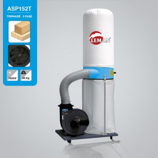 Asp152 - groupe ensacheur - leman  - 1500 w - 230v / 150 litres_0