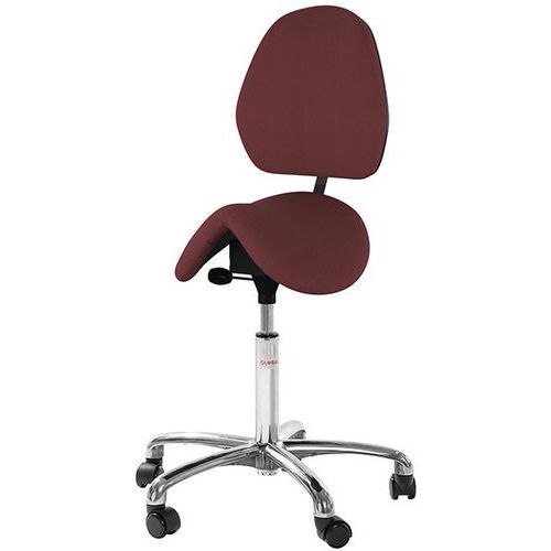 SIÈGE DALTON EUROMATIC - TISSU CURA - HAUT - ROUGE