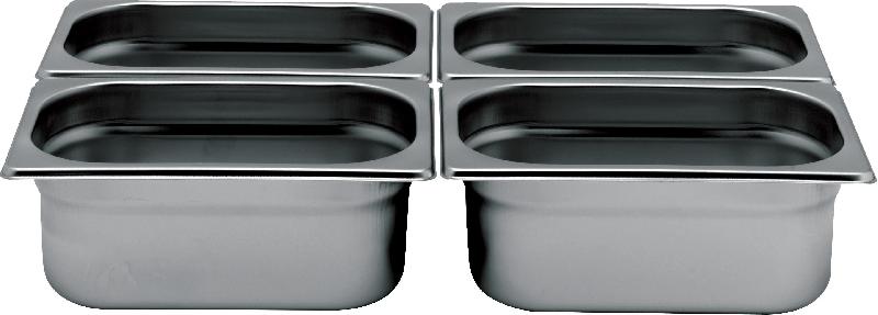 Bac gastro inox gn1/4 p-55 L2G_0
