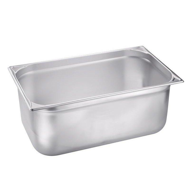 BAC GN BLANCO EN ACIER INOXYDABLE GN 2/1 - 200 MM, CAPACITÉ : 57,7 LITRES