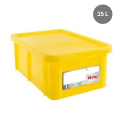 GILAC Bac HACCP rectangulaire  35 L avec couvercle - 3007283353035_0