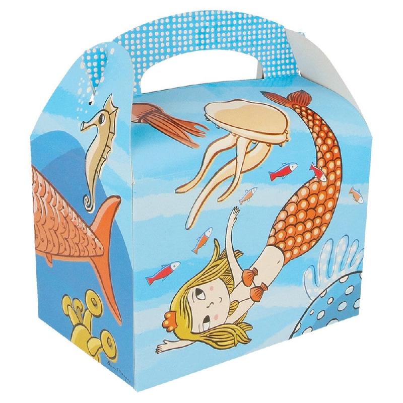 Boîte menu enfant carton Aquatique 17x16x10cm - par 300_0