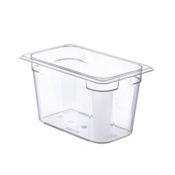 Boîte alimentaire carrée Araven avec poignées - 8 litres - cm 23,5 x 23,5 x 23h - transparent Polycarbonate 94021_0
